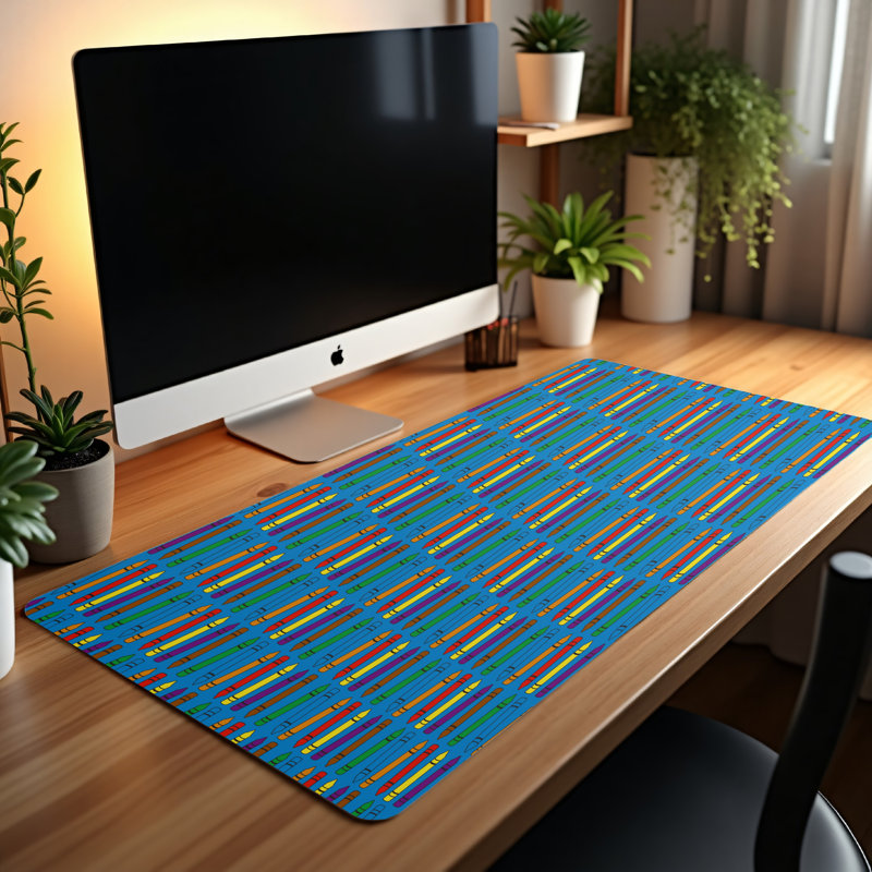 Polyester Desk Pad, 31.5x15.5