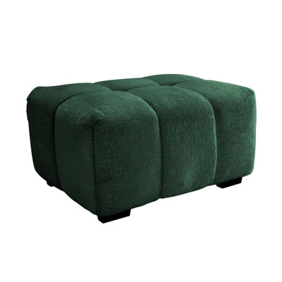 Chenille Sofa with Matching Ottoman for Ultimate Comfort and Modular Flexibility