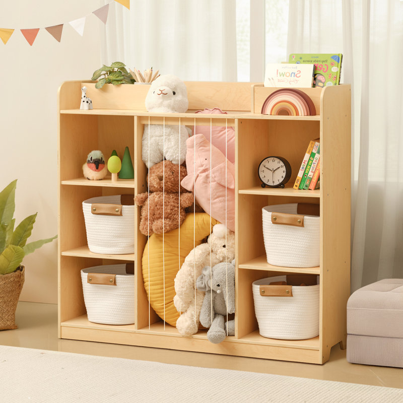 Kids Bookshelf And Toy Storage Organizer