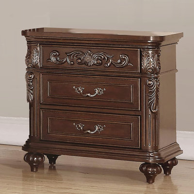 Modern Nightstand with Drawers