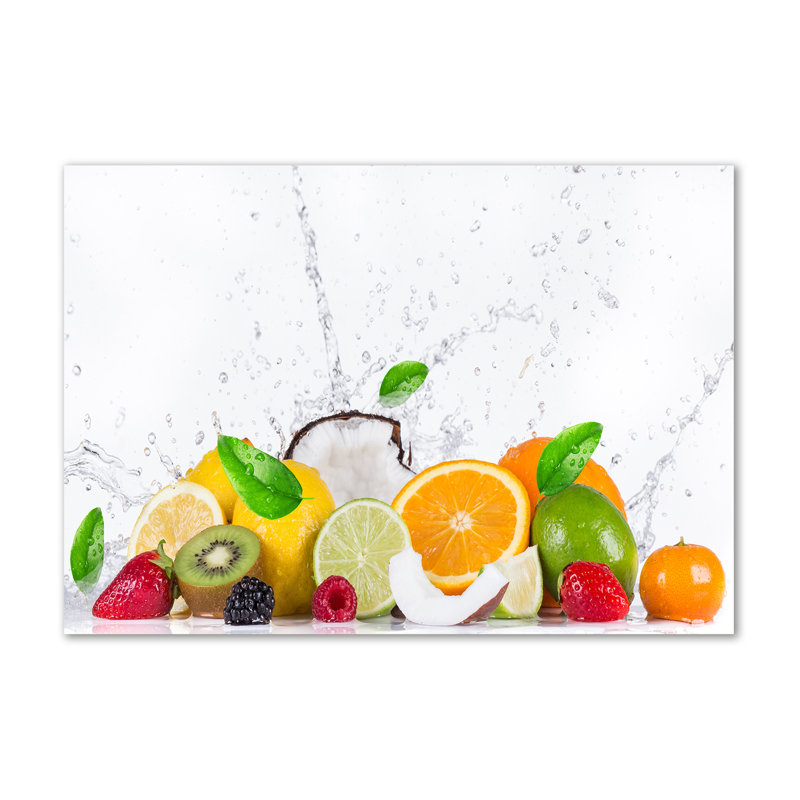 Fruit And Water - Wrapped Canvas Print