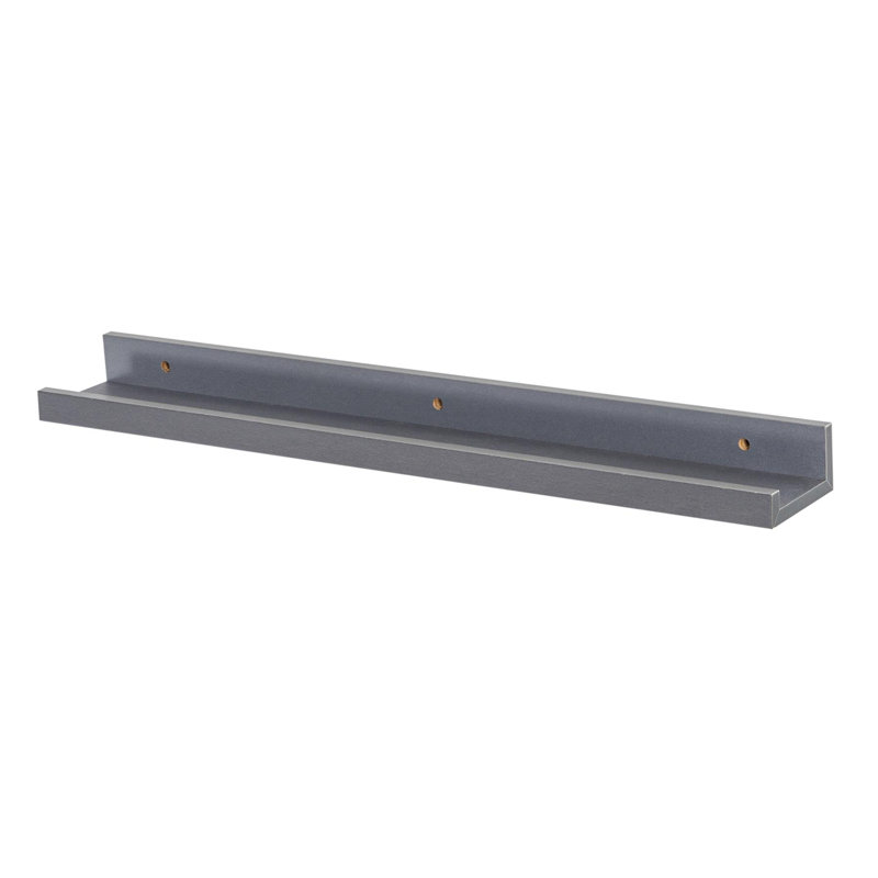 Floating Shelf, Grey, 4.5cm H x 32.5cm W x 8.5cm D