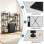 142cm H Metal Book Cabinet Bookcase-1010777034