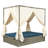 Outdoor Canopy Daybed with Cushions, Hidden Storage, Adjustable Lounge Chair, Retractable Canopy, for Patios-301438960