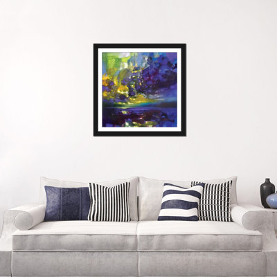«Purple Mouvement», reproduction sur toile