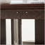 Vitrine antique avec portes en verre et tablettes réglables pour objets de collection, vitrine rétro à quatre portes pour la maison ou le bureau, ampoule E26 incluse