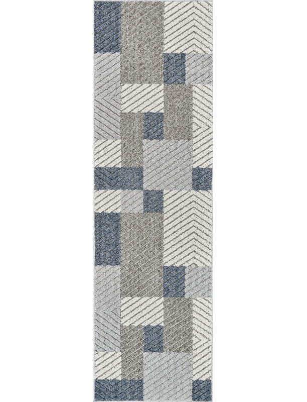 Latacha Area Rug with Non-Slip Backing, Runner 2'3" x 8'