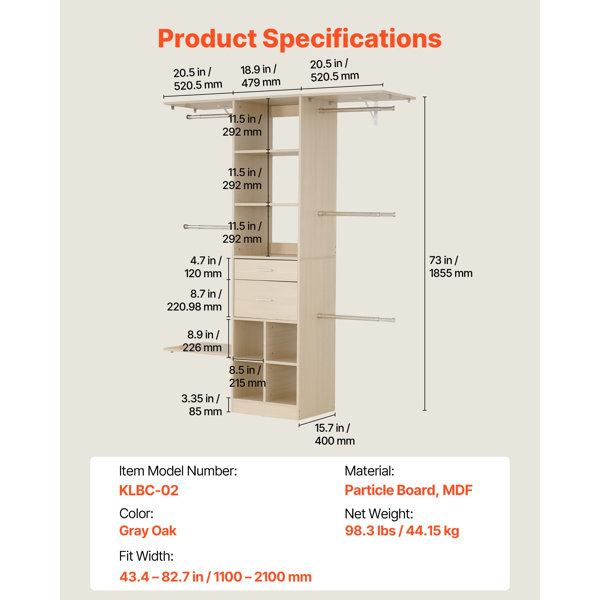 Dimensions du produit