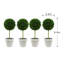 Ensemble de 4 buis artificiels en pot-531310444-531310447