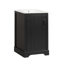 Meuble-lavabo de 20 po avec lavabo, armoire de salle de bain avec porte à fermeture douce, support de rangement et tablette réglable-1595464425