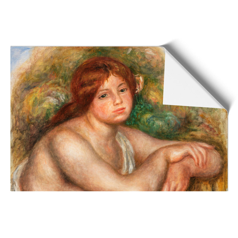 Nude Woman by Pierre Auguste Renoir - Frameless Print, 59cm H x 84cm W x 0.1cm D