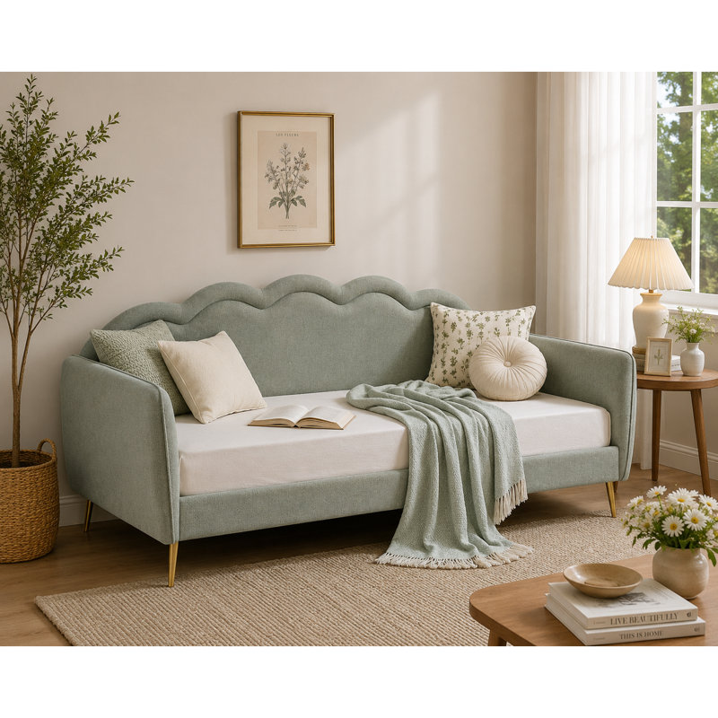 Lit de jour Orrin Cloud, Vert clair