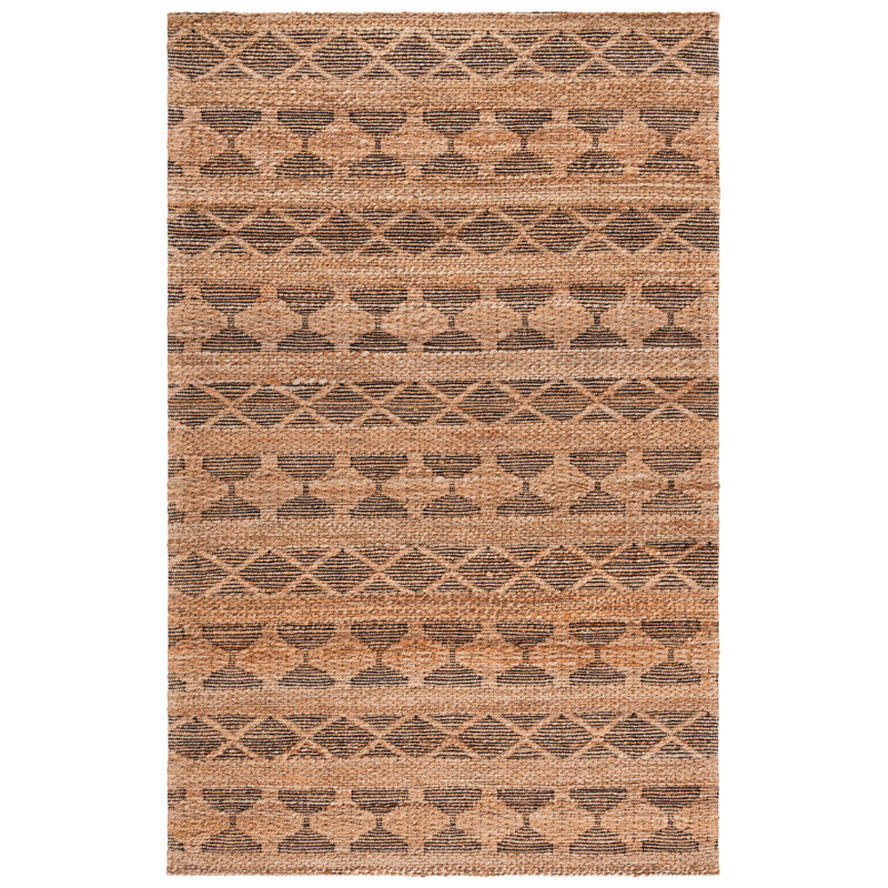 Hand-Woven Geometric Performance Rug, 6'-0" X 9'-0" Rectangle
