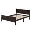 Lit plateforme en bois avec tête de lit-2033051698-2033051699