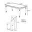 Ensemble de table antique en bois massif-111537423