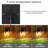 LED Metal Fence Light Colour Temperature Selectable for Deck Stair