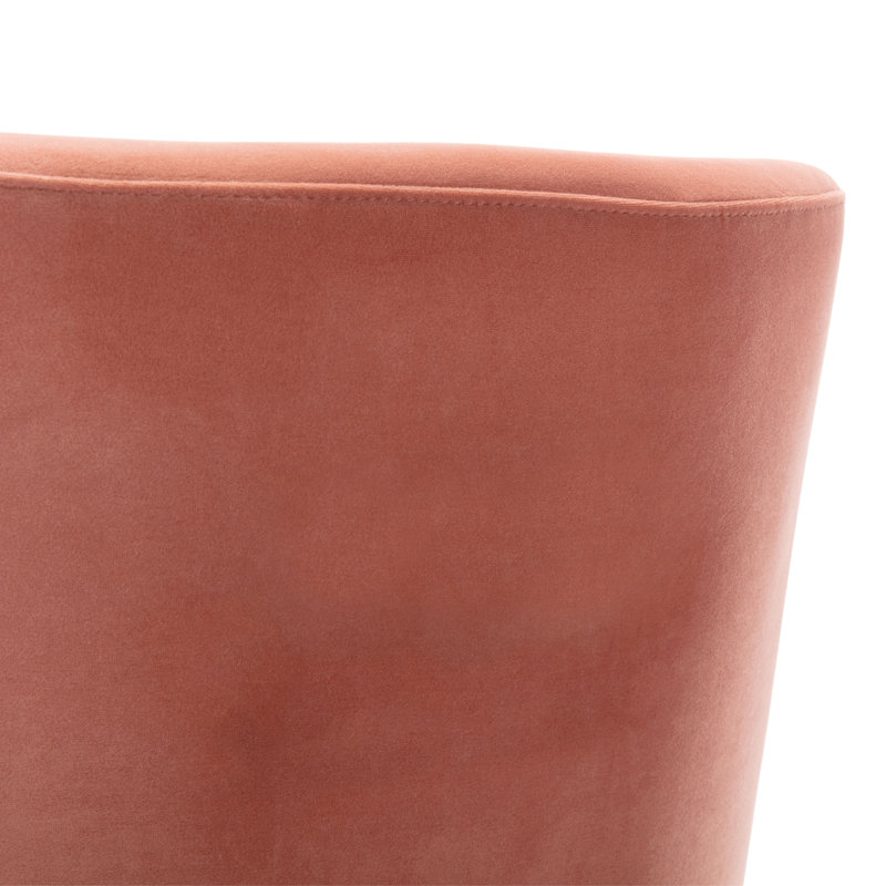 Johileny Velvet Side Chair, Pink