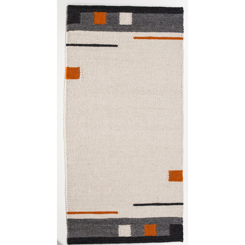 Lockesburg Wool Area Rug, Runner 80 x 200 cm