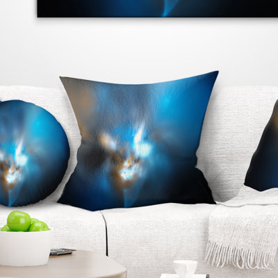  Coussin abstrait fractal Mystic