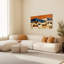 Paysage abstrait, art mural sur toile tendue, ensemble de 1-847315158
