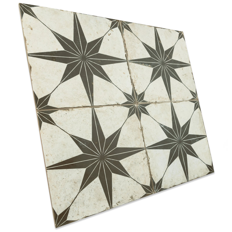 Kings Star Supernova 17-3/4 In. X 17-3/4 In. Porcelain Floor And Wall Tile