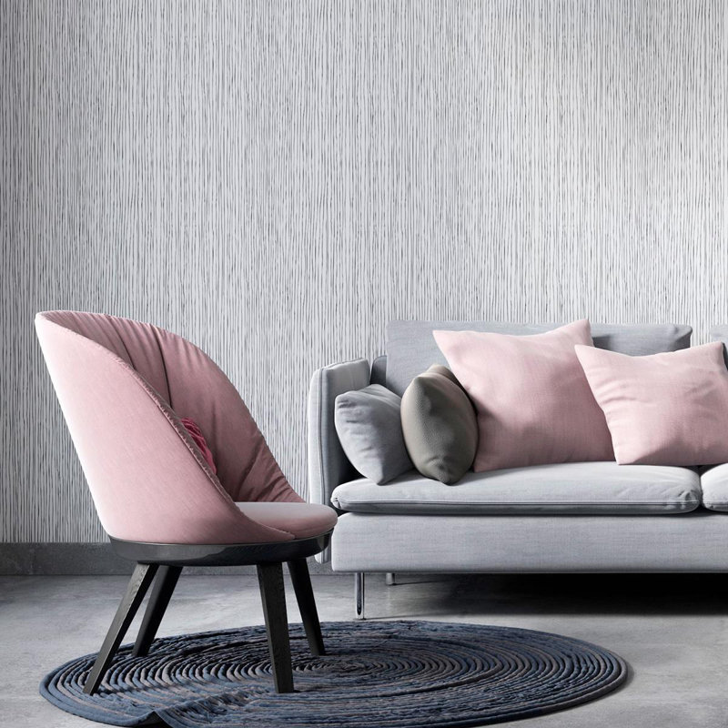 Abstract Striped Peel & Stick Wallpaper N010083, 126" L x 24" W