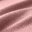 Rose moderne avec tissu bouclé, courbes élégantes, pieds cylindriques, rembourrage et ressorts confortables pour un design relaxant, base, rassemblements doux et respirants