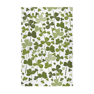 Shamrocks Floral Tea Towel Kitchen Towel