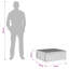 Rectangle Solid Wood Outdoor Coffee Table - 60 cm W 67 cm D-514103903