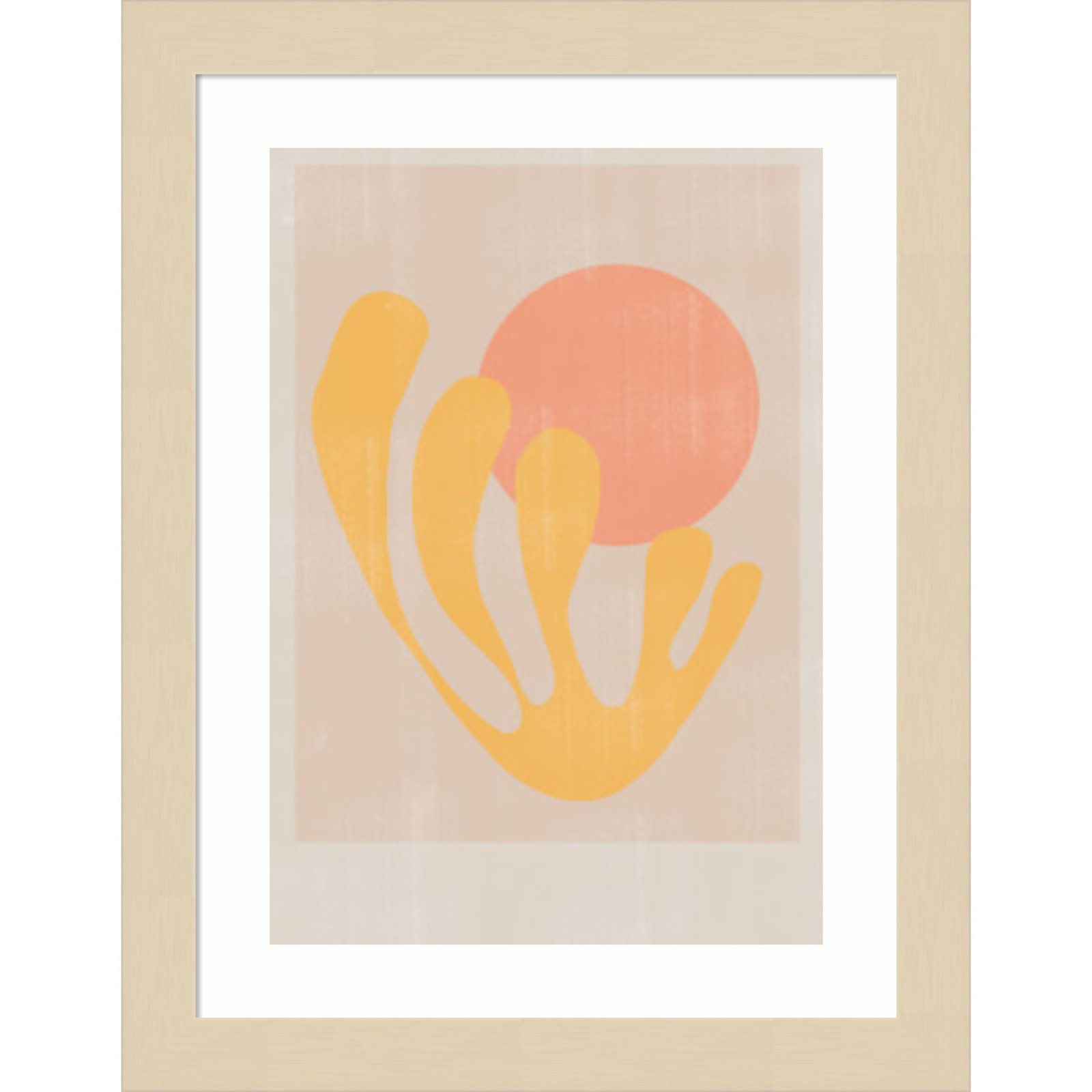 Giese "Modern Plant No. 2" Print, Brown, 13" H x 10" W