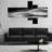 " Glittering Silver Pattern " 5 Piece Art Graphic Art Set
