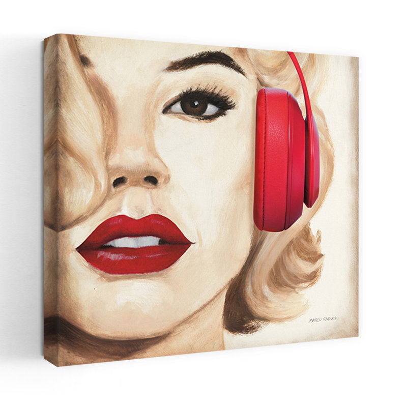 Art contemporain Portrait contemporain, H 18 po x l 18 po
