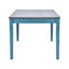 Ensemble de table de salle à manger en bois Mid-Century 6 pièces, ensemble de table de cuisine avec tiroir, chaises rembourrées et banc-787944173-787944175