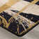 Tapis abstrait moderne noir Res Resid