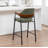 Devane Upholstered Counter Stool With Armrest-123161723