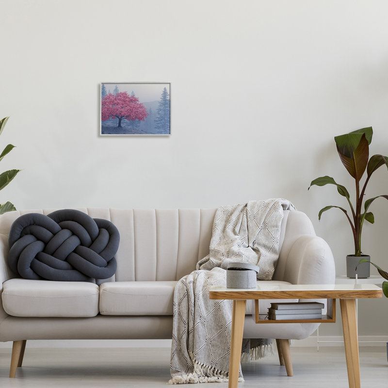 Fleur de cerisier rose par Richard Courtney - photographie, H 11 po x l 14 po x P 1,5 po, Estampe numérique Farmhouse