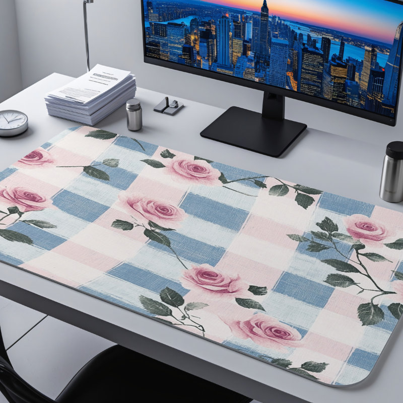 Polyester Desk Pad, 14.4x12.1