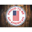 Panneau en aluminium «Proud to be an American Circle»-58289365