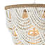 Lustre en perles de bois Ombre-105437792