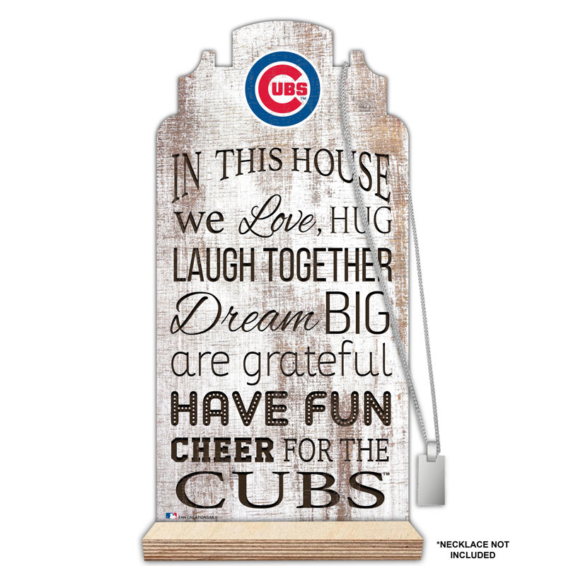 Freestanding 2 - Hook Coat Rack, Chicago Cubs