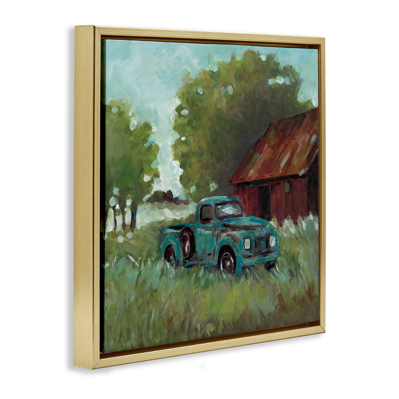 Cadre flottant Expressionist, conçu par Wani Pasion, H 18 po x l 18 po, Cadre flottant métallique doré