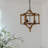 Suspended luminaire with adjustable chain