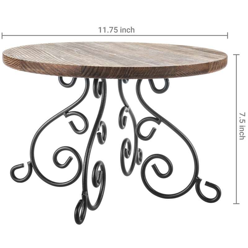 Sanara Wood Cake Stand, Brown