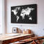 "Art mural carte noir et blanc"-1467544190