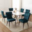Chaise parsons rembourrée en velours Guitierrez-286095196