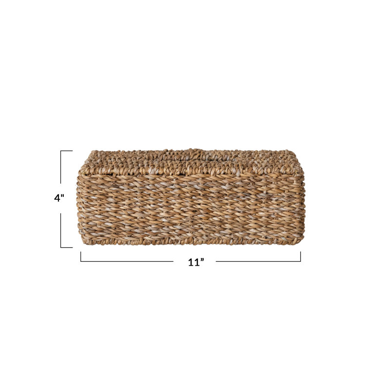 Couvre-boîte à mouchoirs tissé à la main