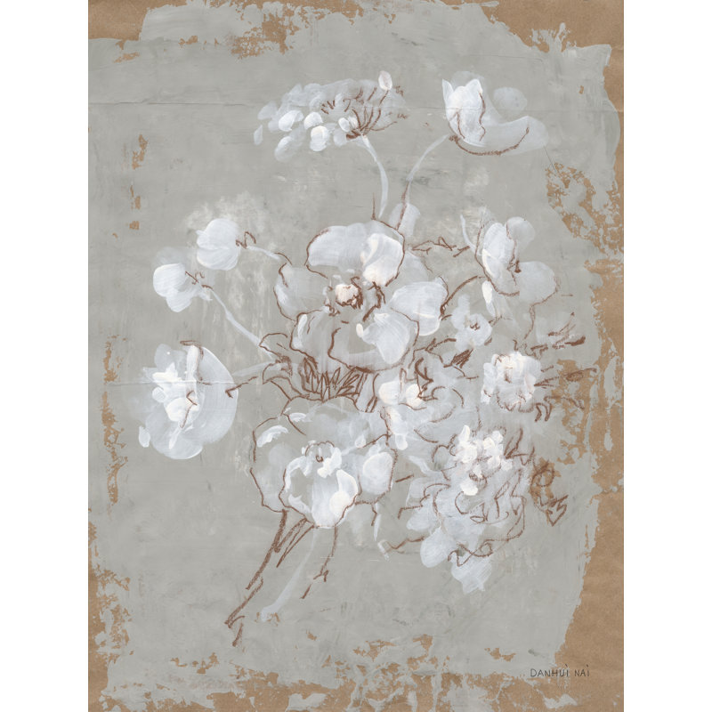 «Henrikki Delicate Floral I» par Danhui Nai, H 24 po x l 18 po