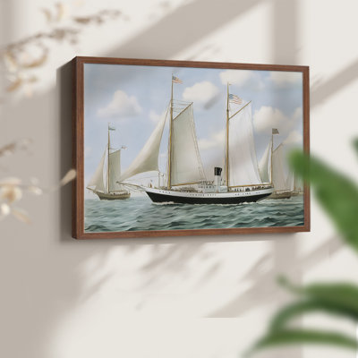 Série nautique-Cxxxix - impression encadrée - réversible