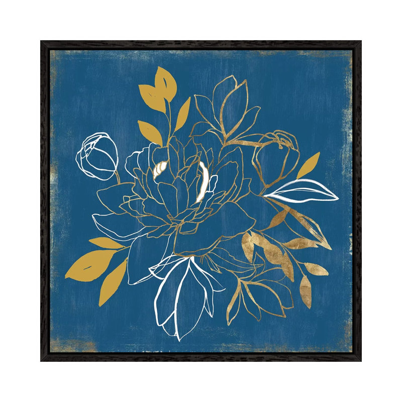 Callaia II by Isabelle Z - Print on Canvas, 45.72cm H x 45.72cm W x 3.81cm D, Black Floater Framed