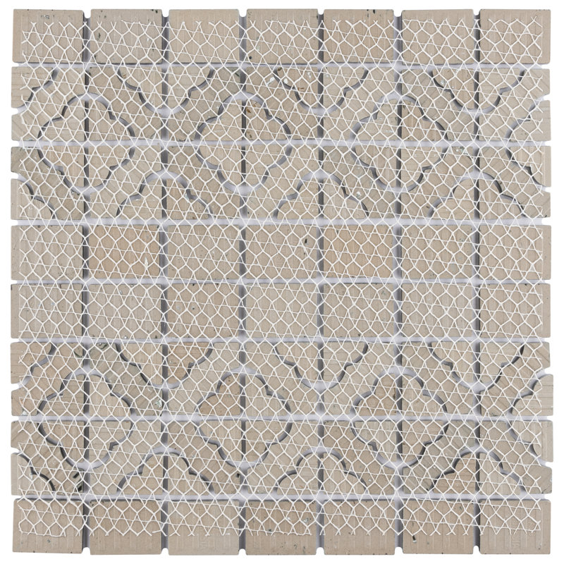 Tower 12'' x 12.5'' Porcelain Mosaic Wall & Floor Tile